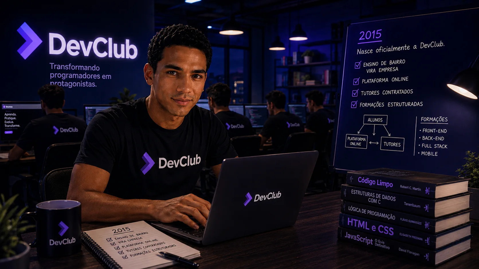 Primeiro escritório oficial da DevClub, em 2015